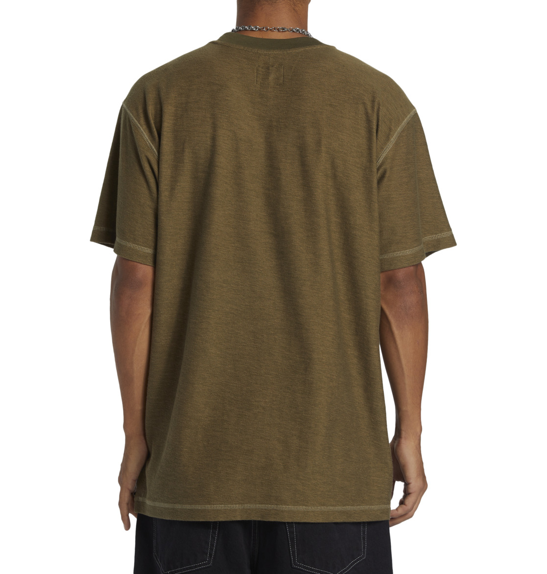 DC Sediment Men T-Shirt Dark Green | US-4302JPY