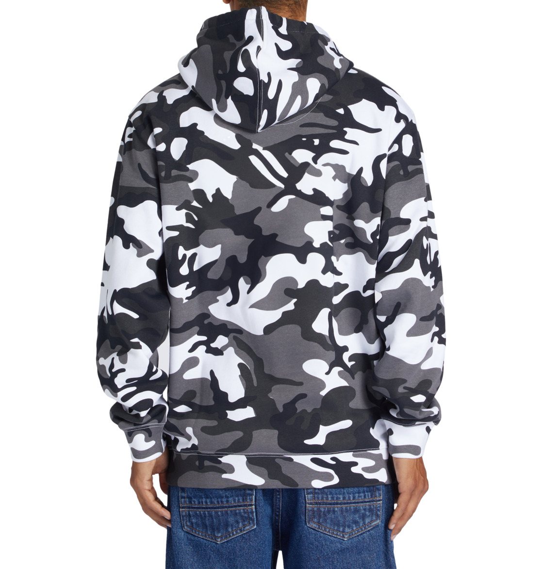 DC Shanahan Men Hoodie White Camo | US-8574WNP