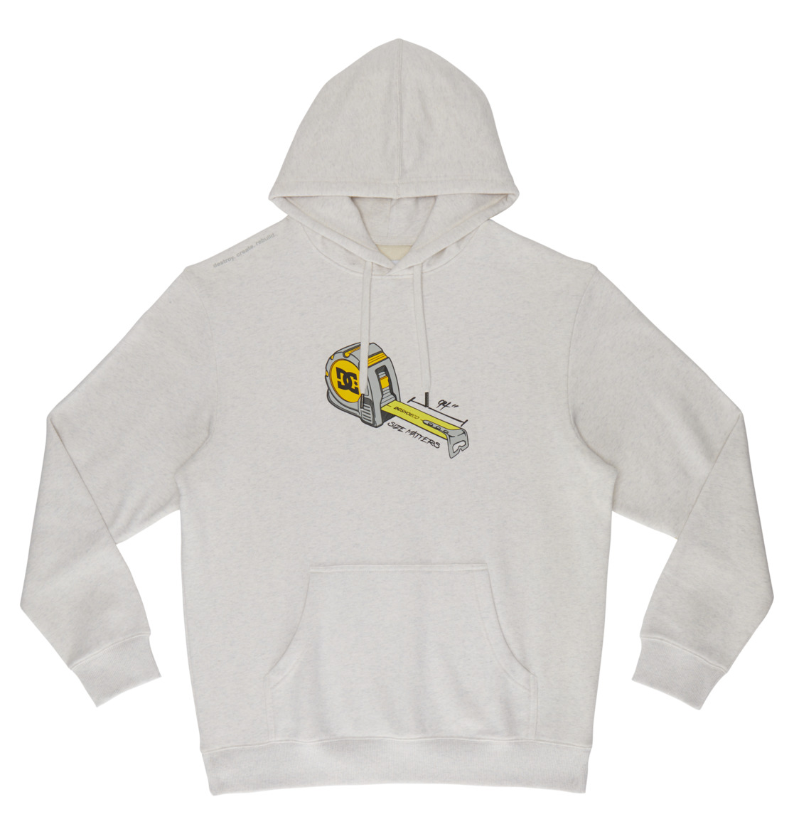 DC Size Matters Pullover Men Hoodie White | US-7829PWR