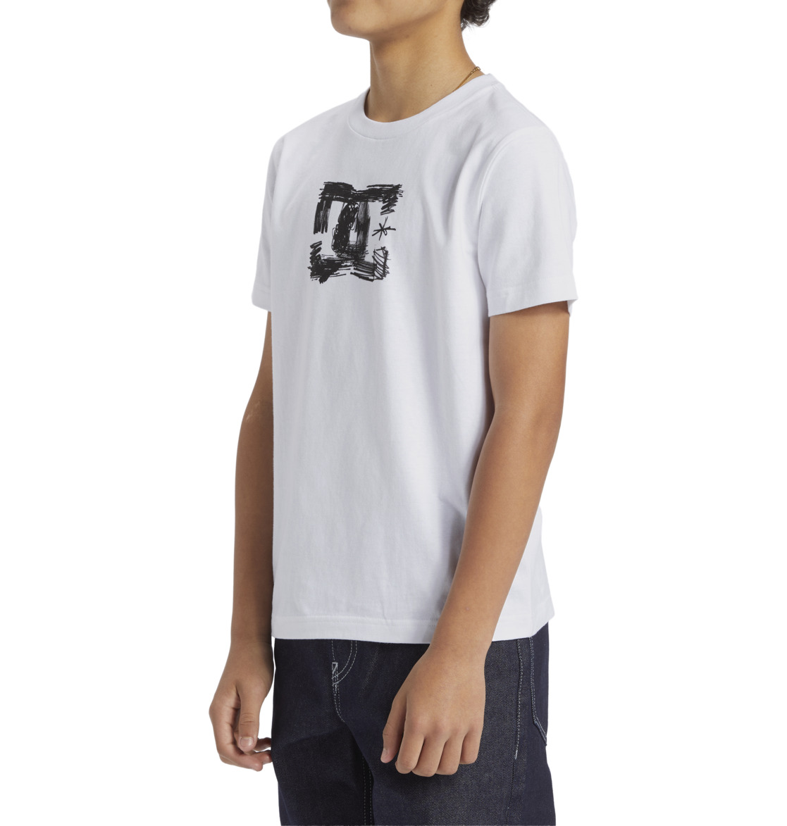 DC Sketchy Kids' T-Shirt White | US-5412JUF