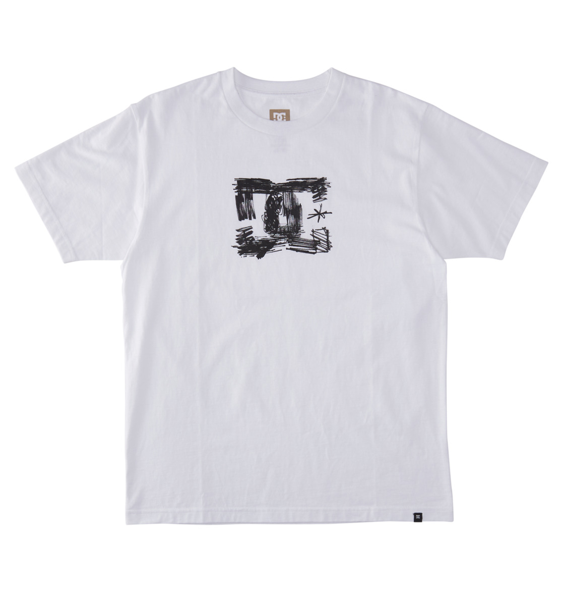 DC Sketchy Men T-Shirt White | US-2306NIM