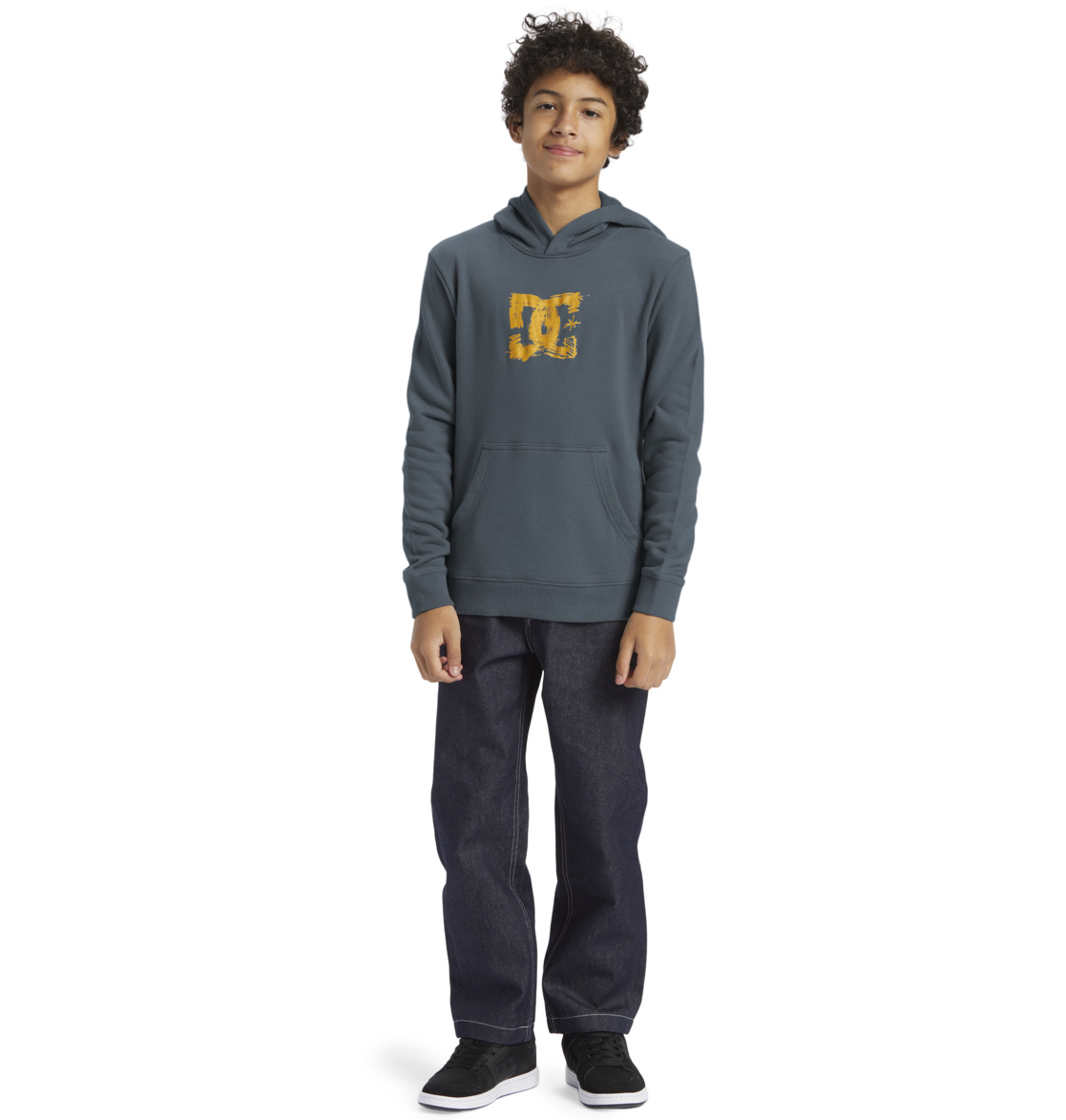 DC Sketchy Pullover Kids' Hoodie Green | US-6938AYQ