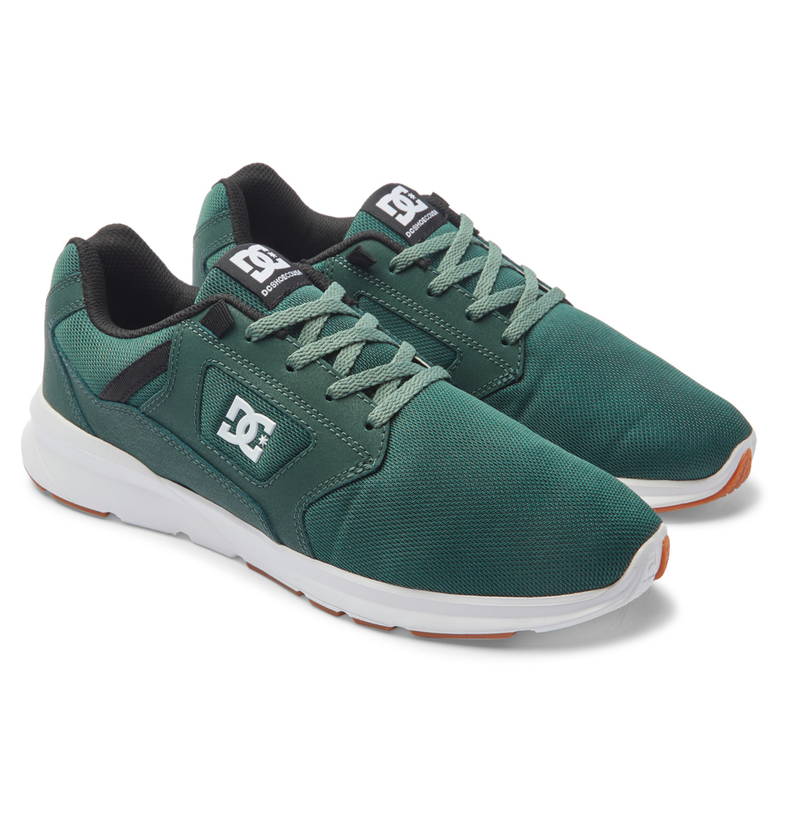 DC Skyline Lightweight Men Sneakers Dark Green | US-7961EYR