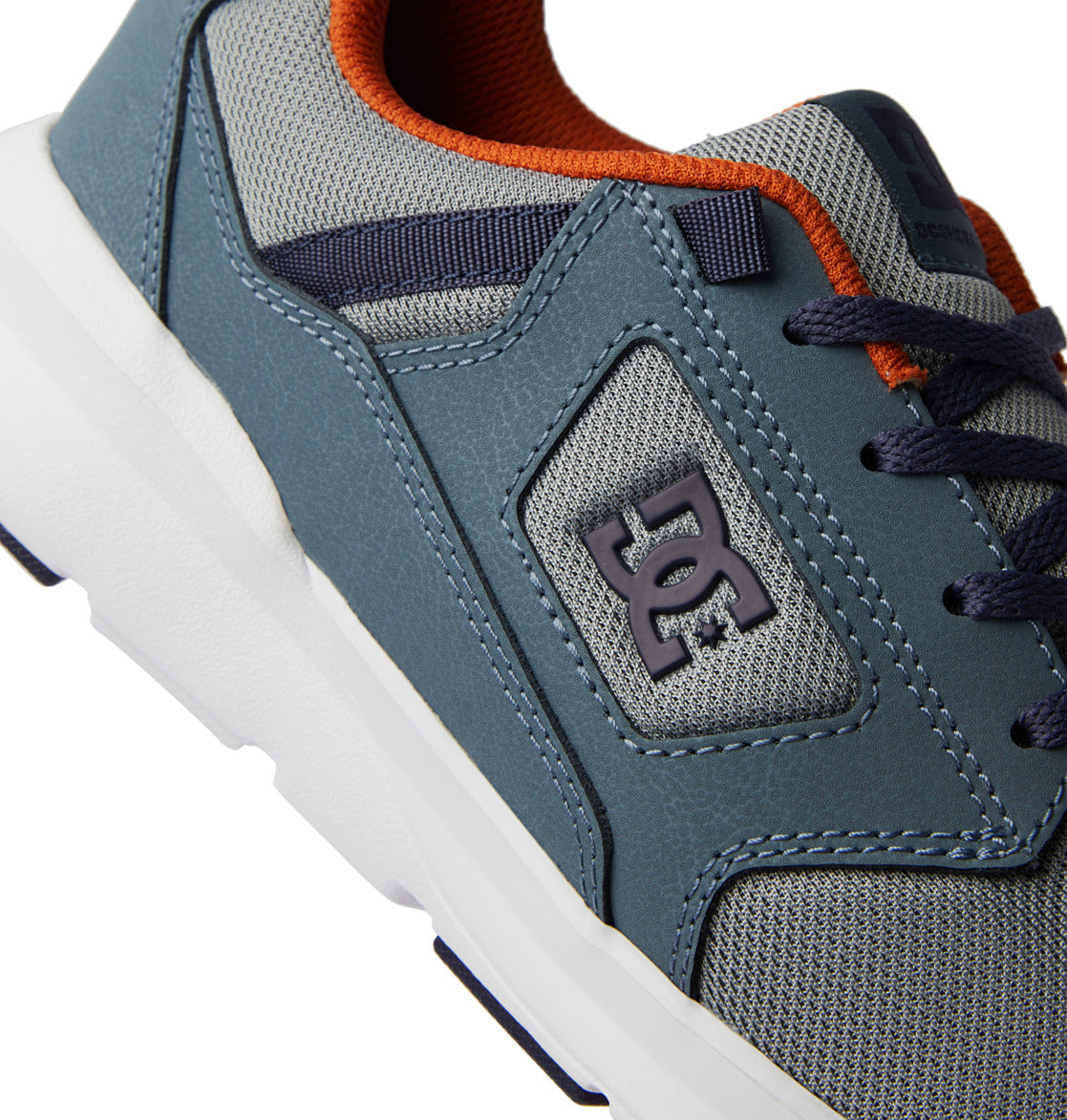 DC Skyline Lightweight Men Sneakers Grey / Blue / Grey | US-8421GLT