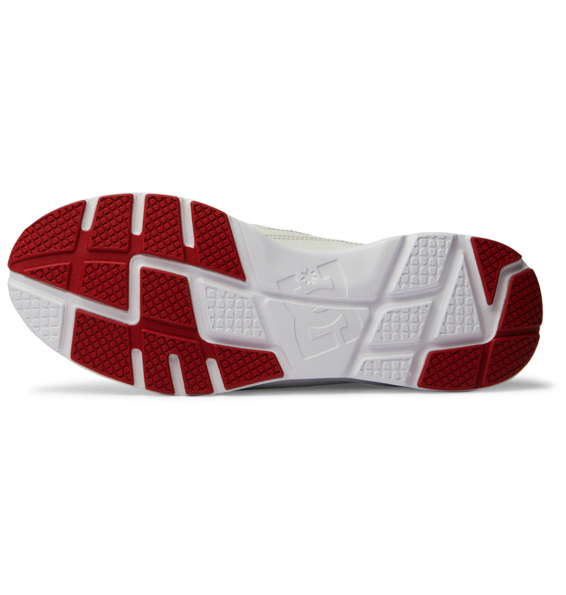 DC Skyline Lightweight Men Sneakers White / Red | US-0671ZWP