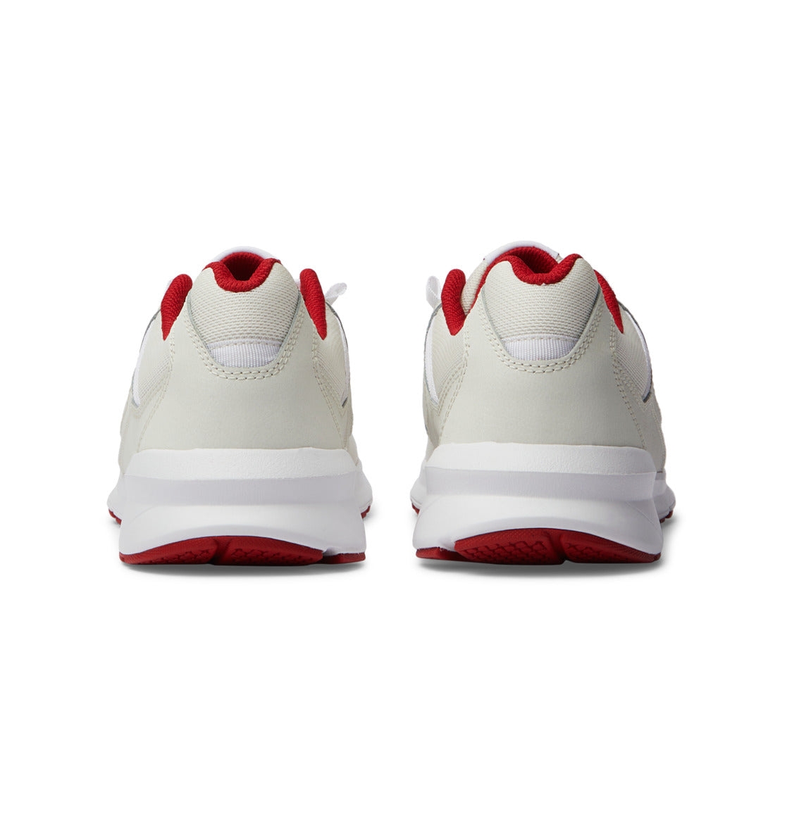 DC Skyline Lightweight Men Sneakers White / Red | US-0671ZWP