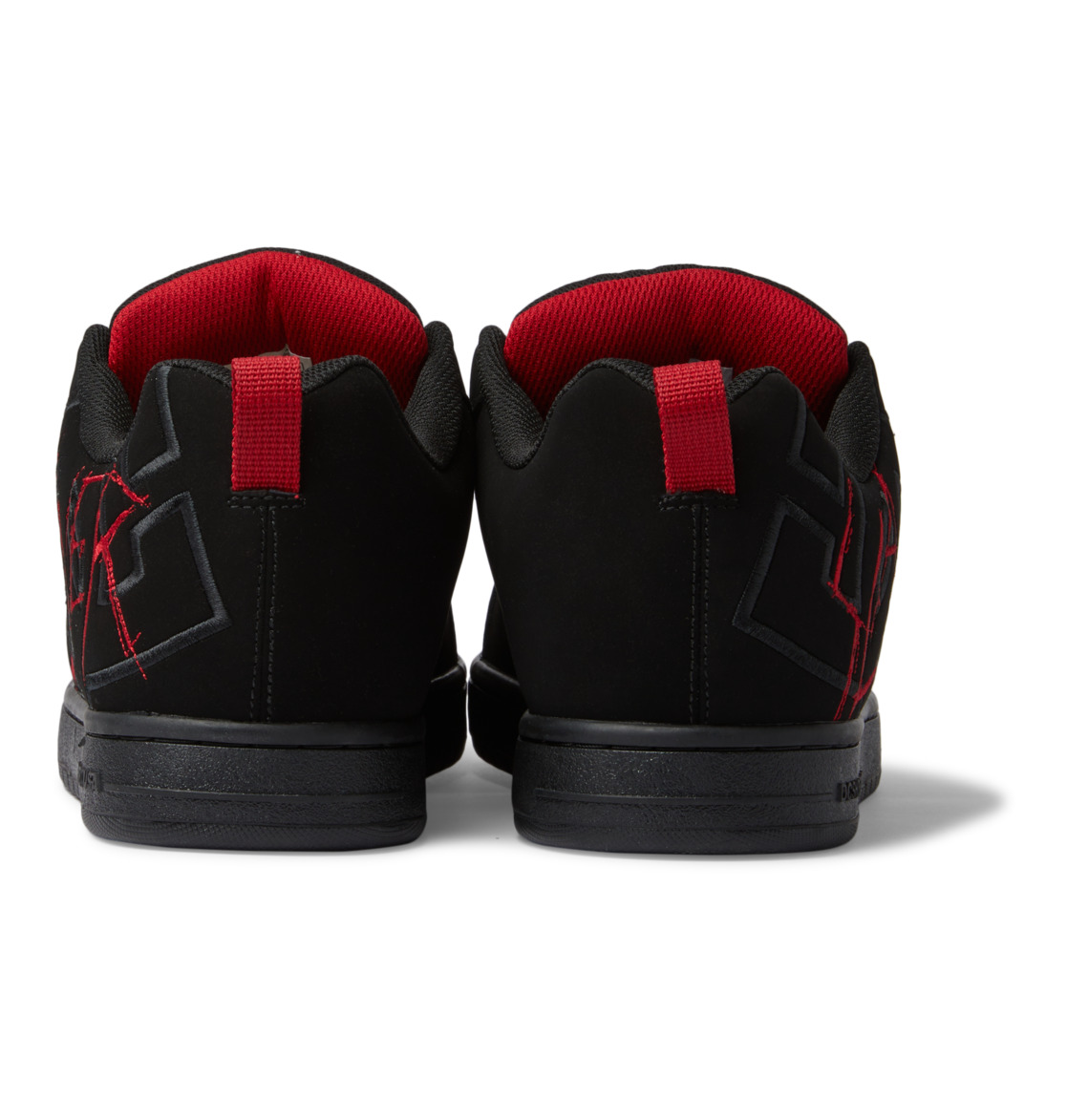 DC Slayer Court Graffik Men Sneakers Black / Red | US-0943OVN