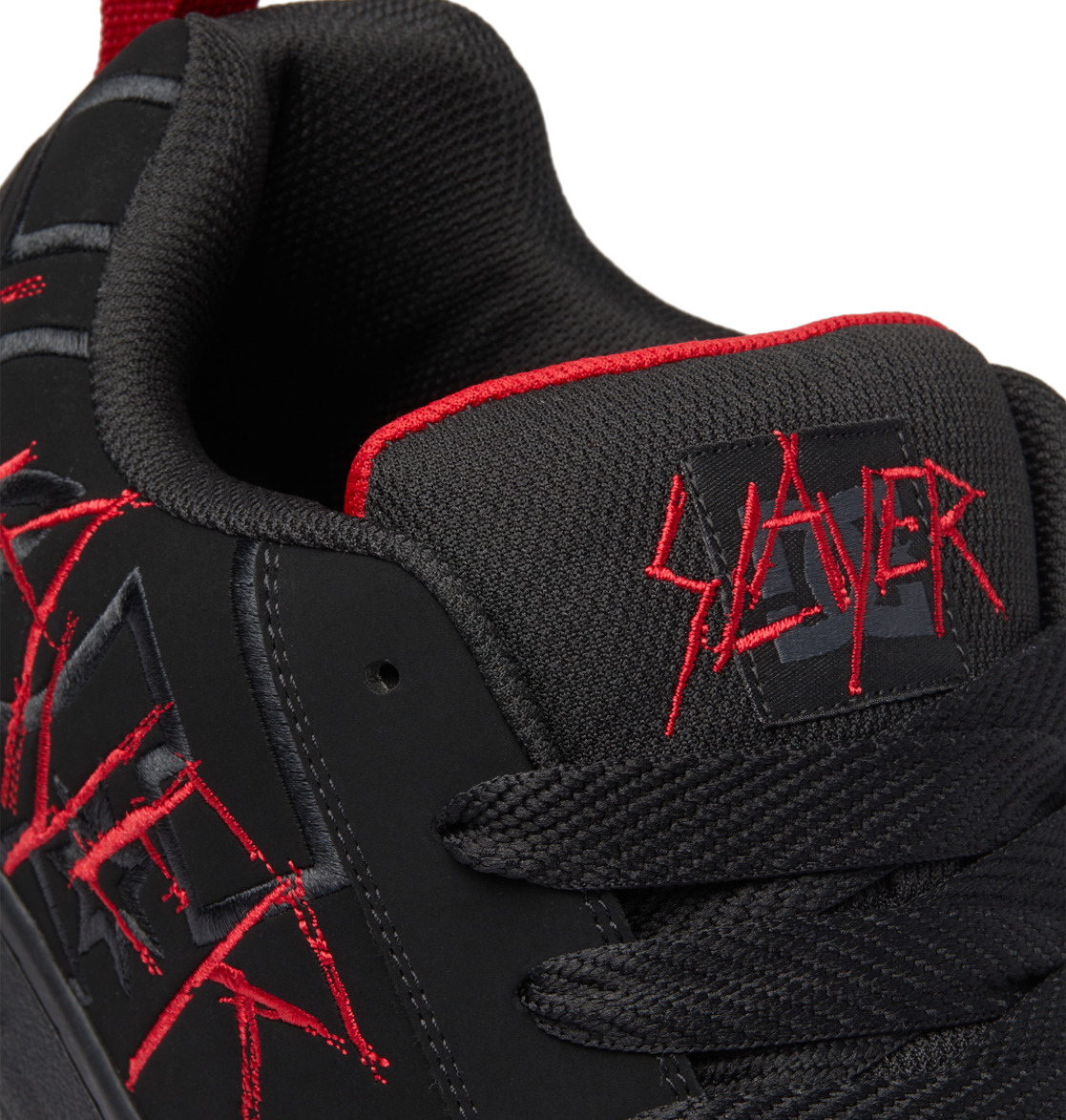 DC Slayer Court Graffik Men Sneakers Black / Red | US-0943OVN