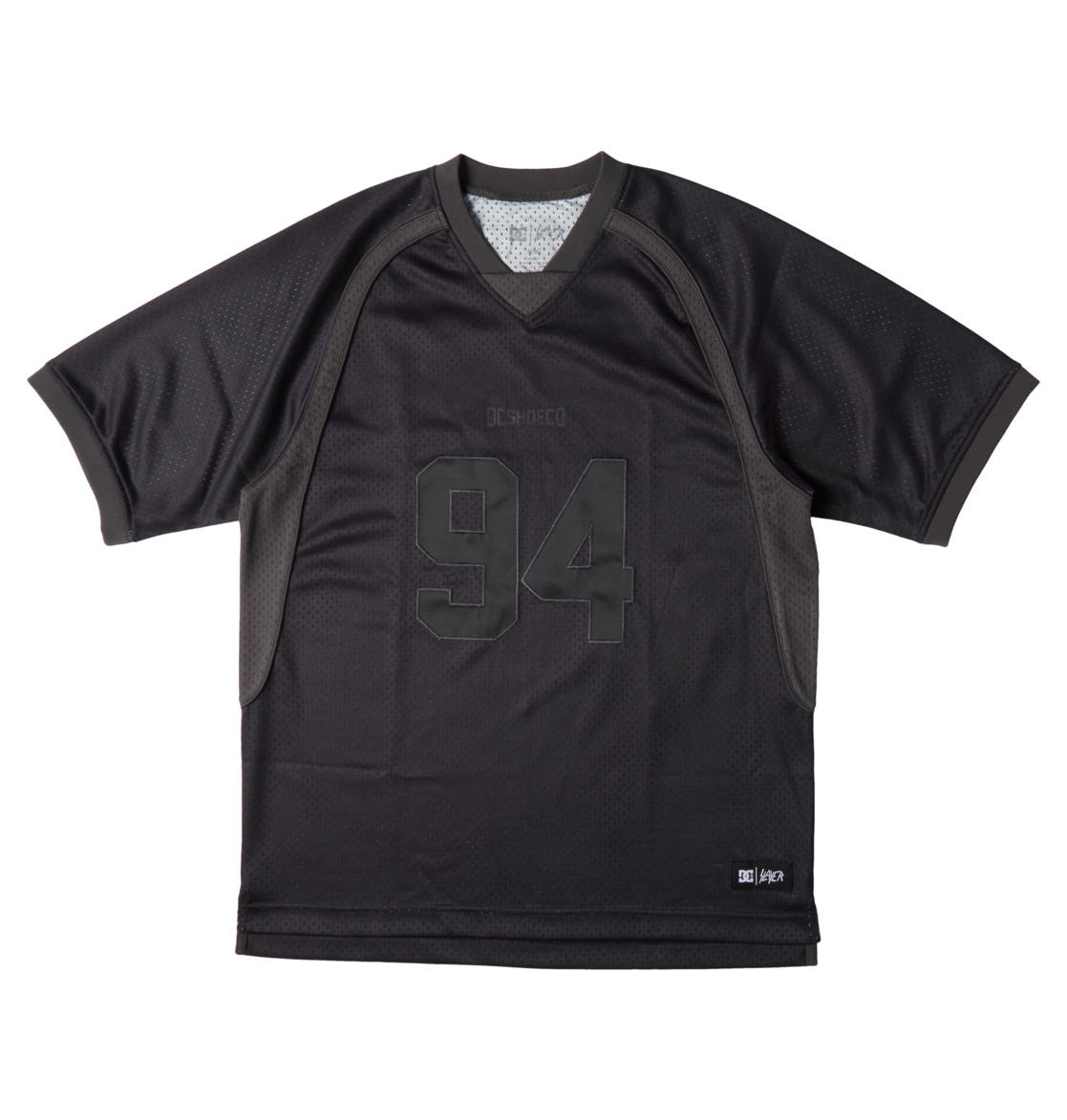 DC Slayer Football Jersey Men T-Shirt Black | US-6831LXJ