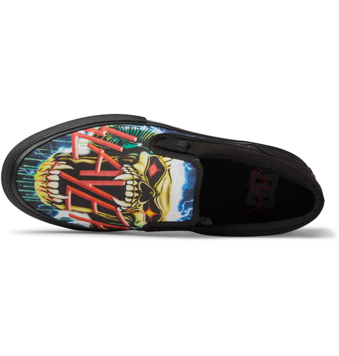 DC Slayer Manual Slip Men Slip On Shoes Black / Green | US-4017QYH