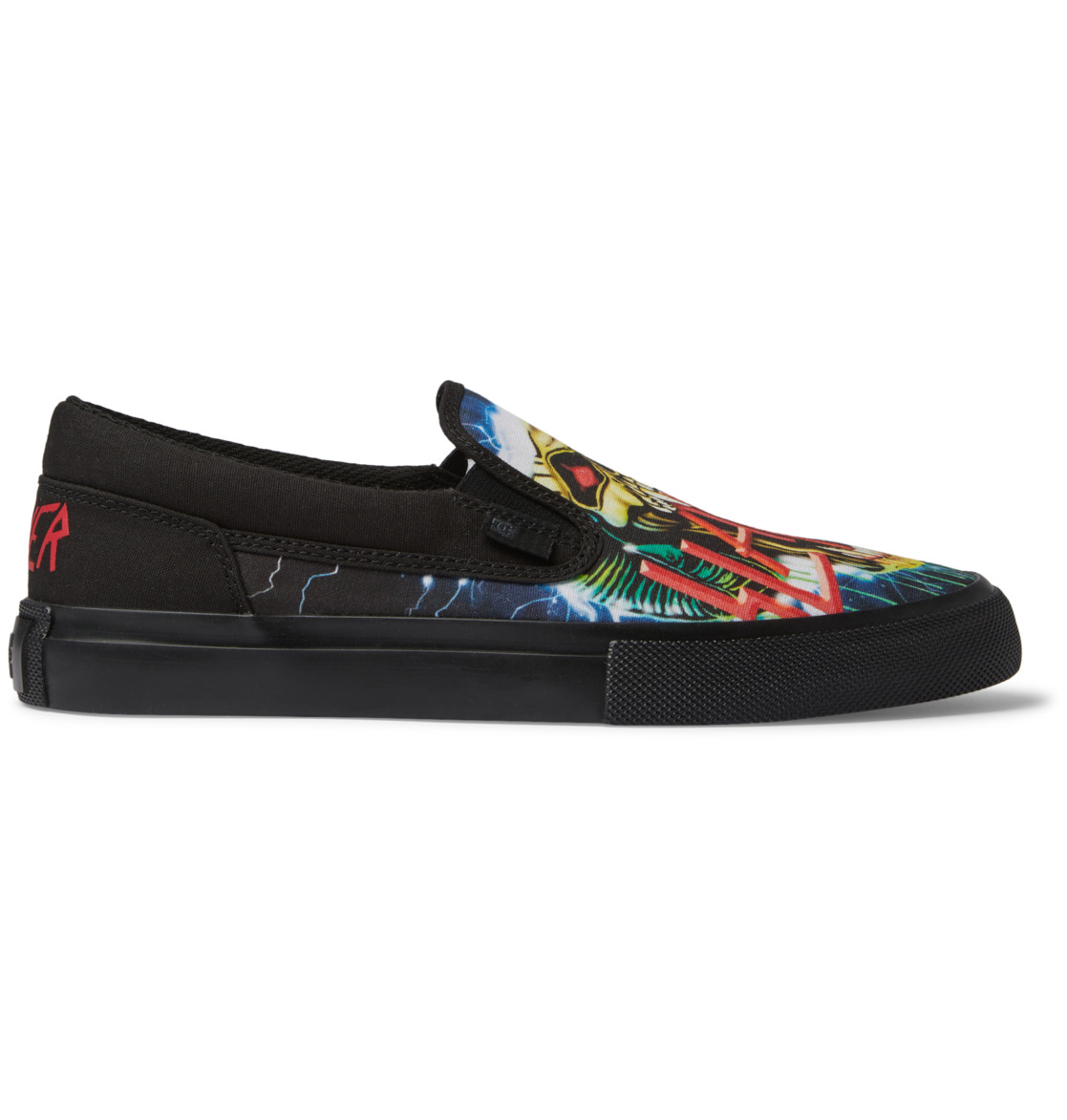 DC Slayer Manual Slip Men Slip On Shoes Black / Green | US-4017QYH