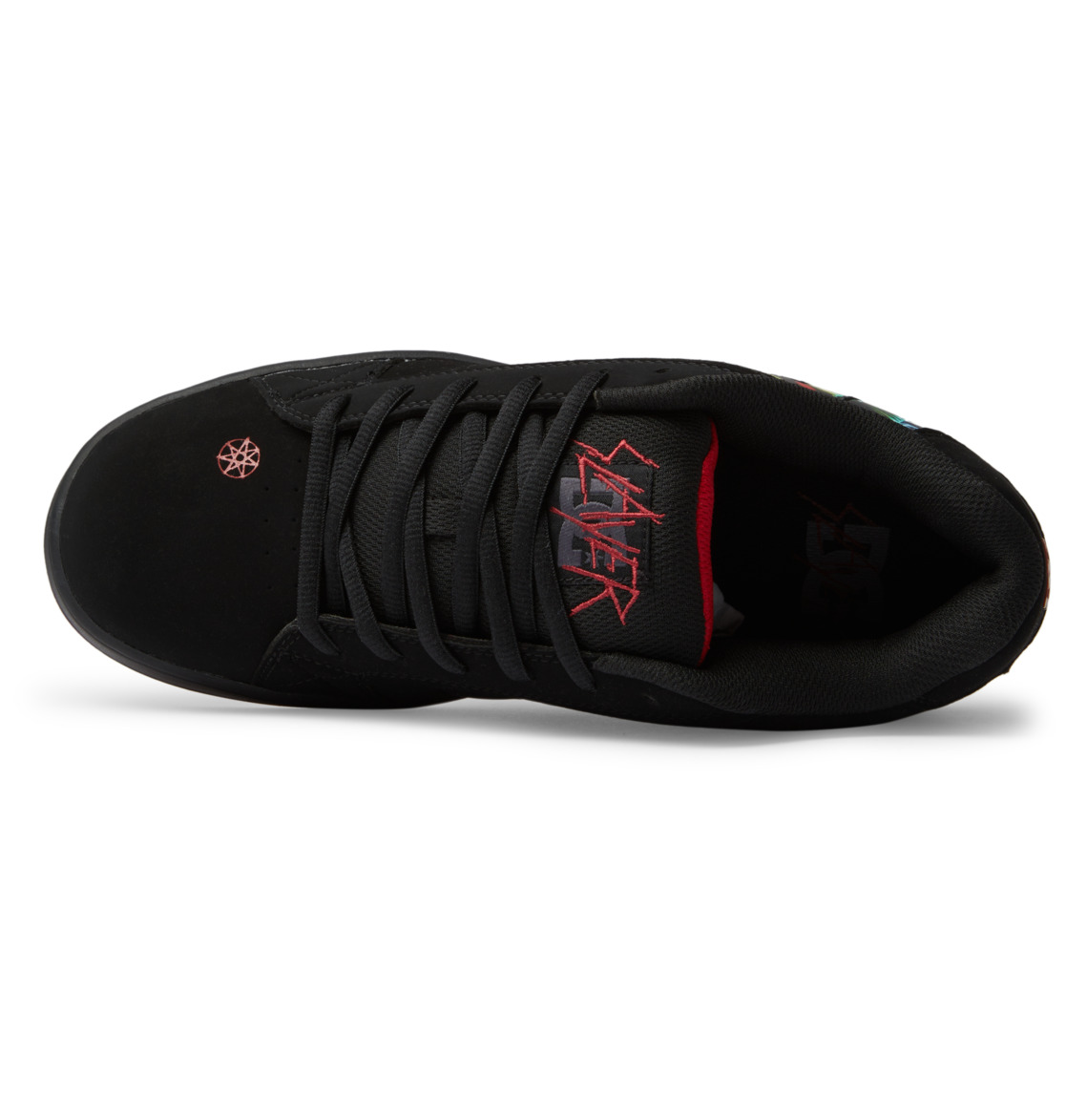 DC Slayer Net Men Sneakers Black / Red | US-5916FPA