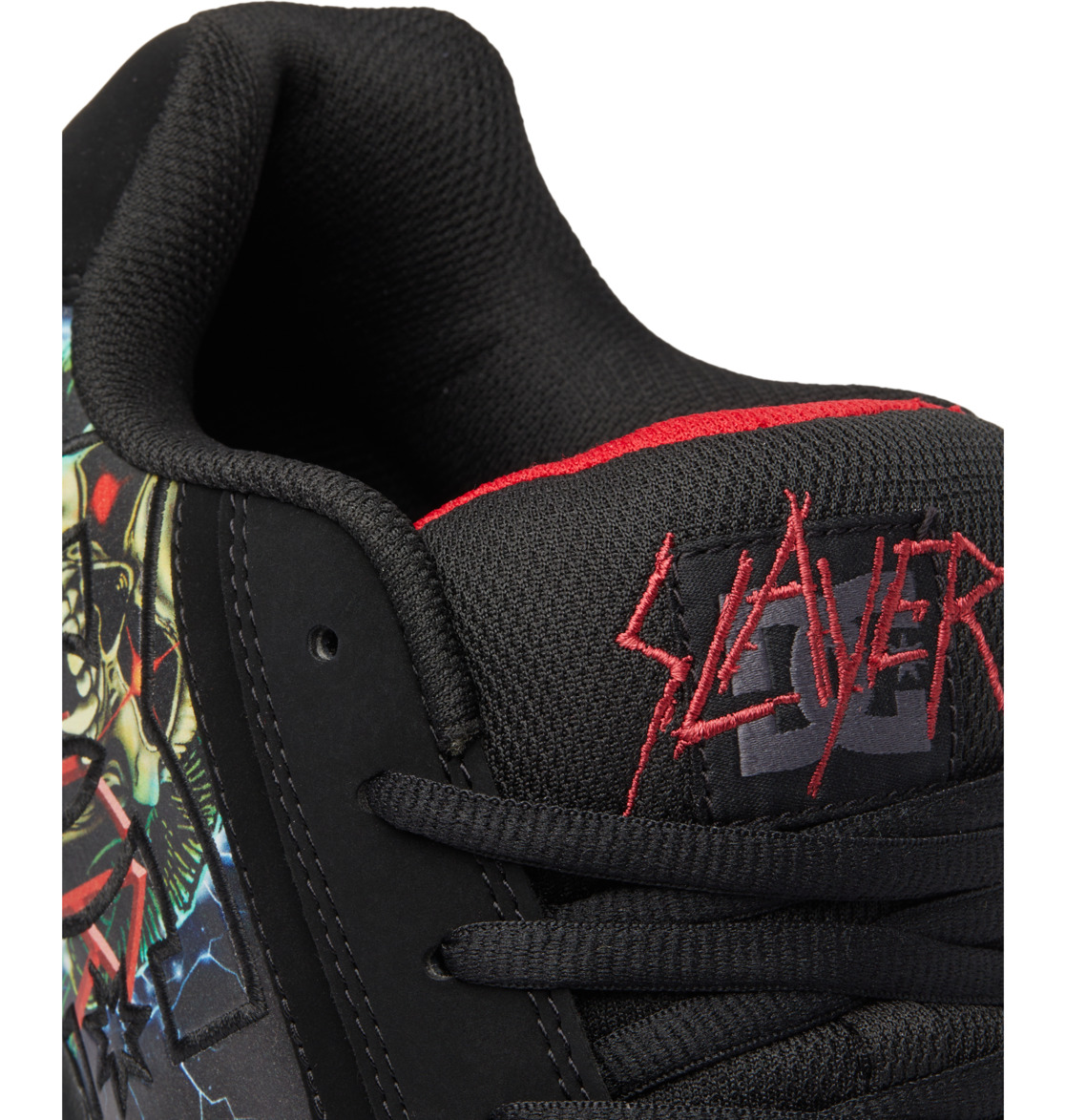 DC Slayer Net Men Sneakers Black / Red | US-5916FPA