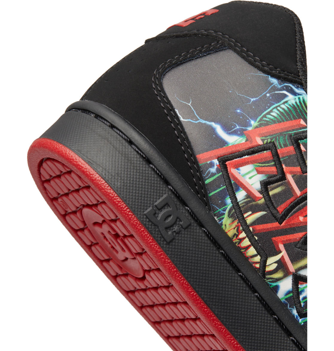 DC Slayer Net Men Sneakers Black / Red | US-5916FPA