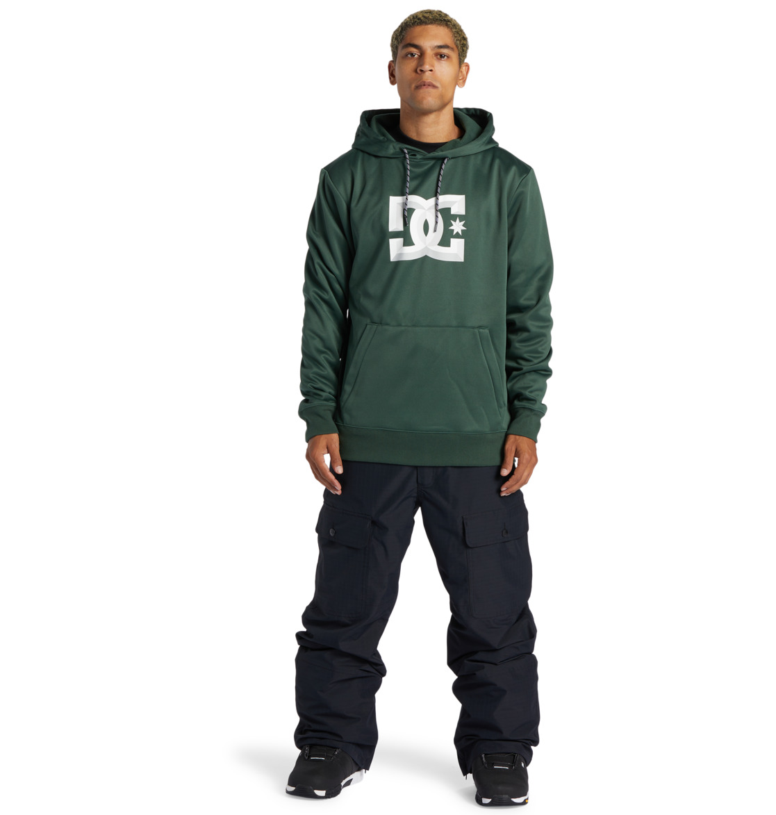 DC Snowstar Technical Fleece Men Sweatshirt Green | US-2673XEF