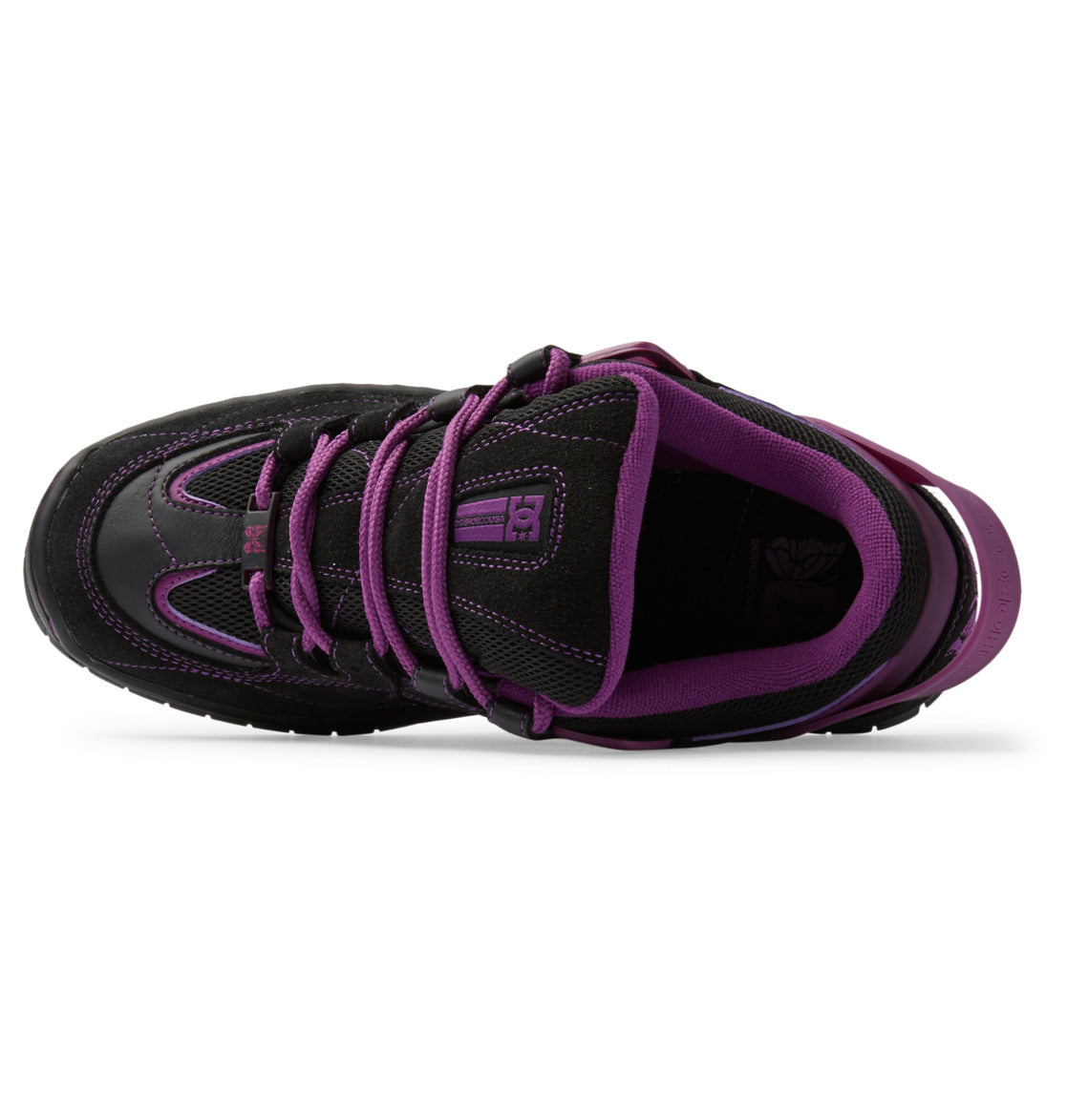 DC Spectre Needles Men Sneakers Black / Purple | US-9847CJY