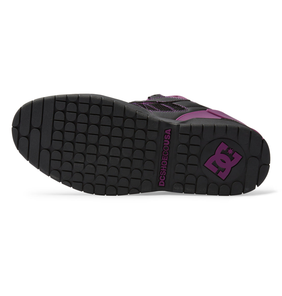 DC Spectre Needles Men Sneakers Black / Purple | US-9847CJY