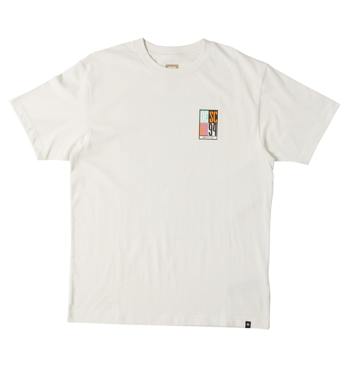 DC Sportster Crew Neck Men T-Shirt White | US-9410ALD