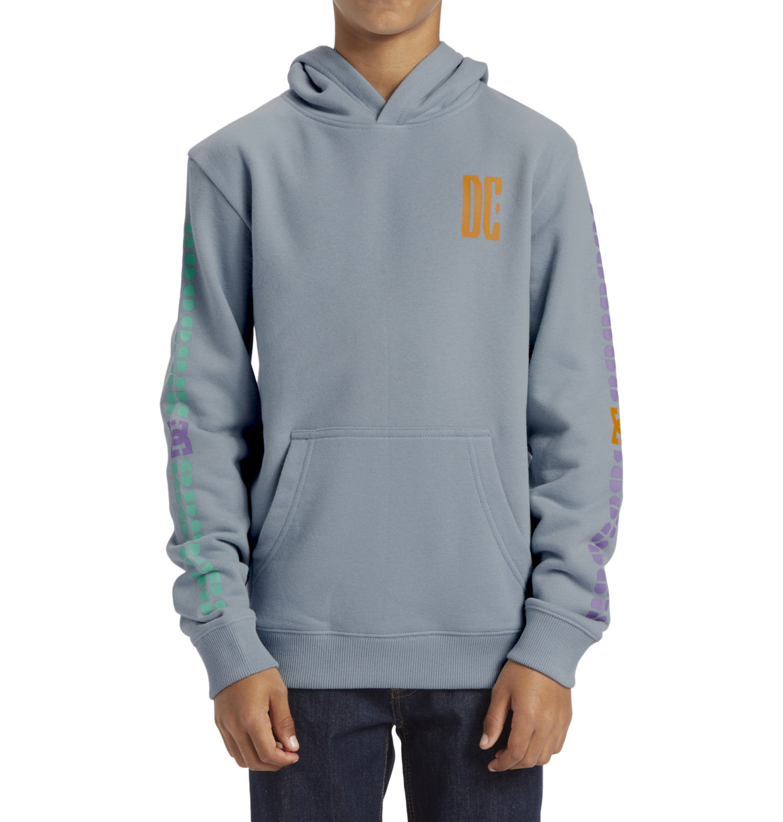 DC Sportster Pullover Kids' Hoodie Blue | US-7248MOX