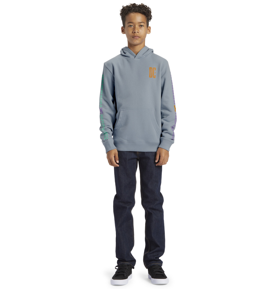 DC Sportster Pullover Kids' Hoodie Blue | US-7248MOX