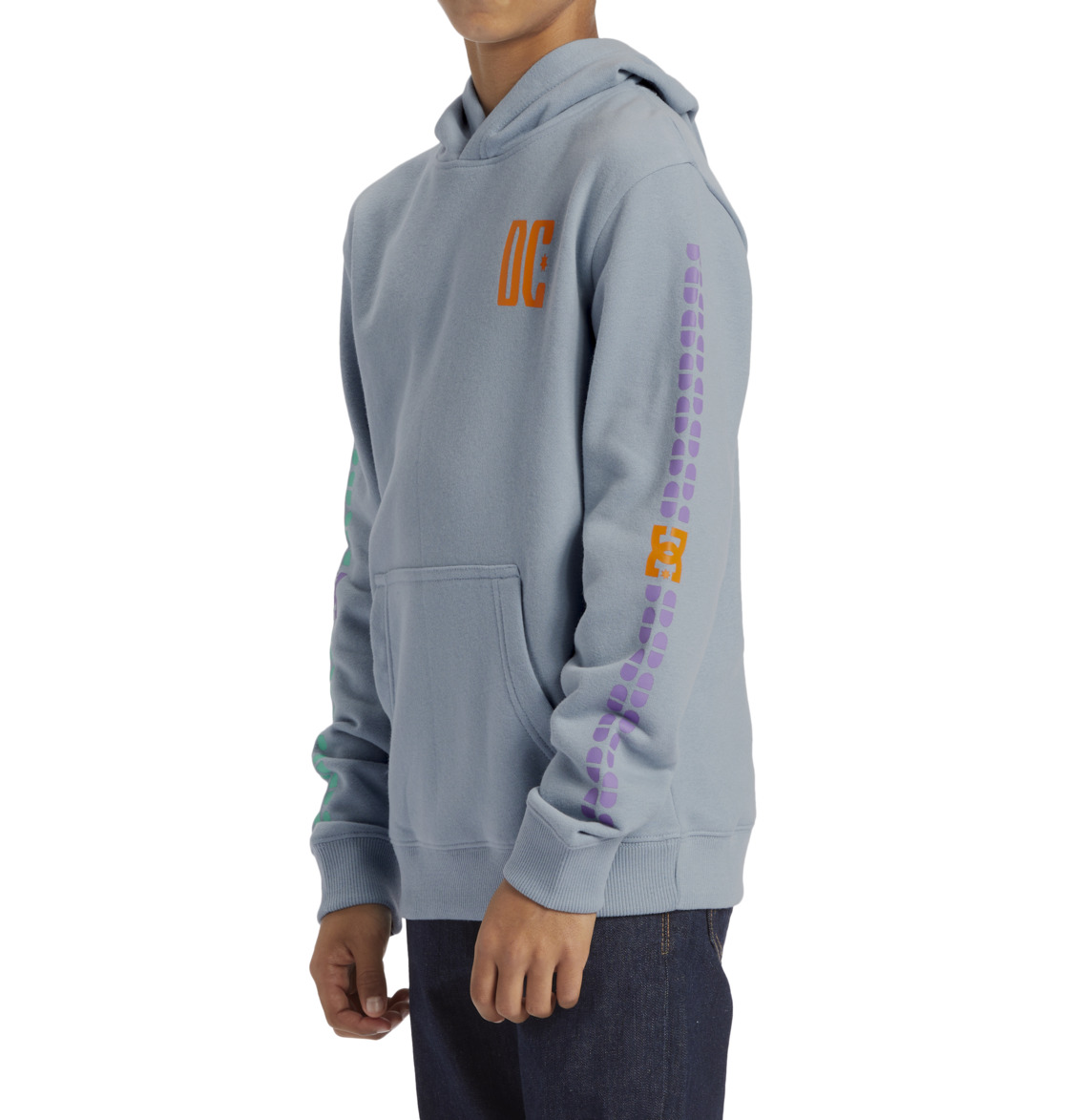 DC Sportster Pullover Kids' Hoodie Blue | US-7248MOX