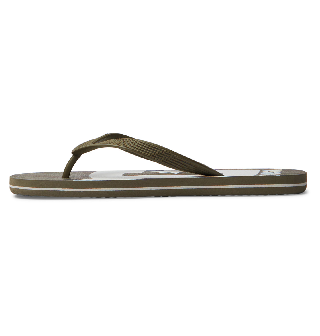 DC Spray Graffik Men Flip Flops Brown | US-7586PBT