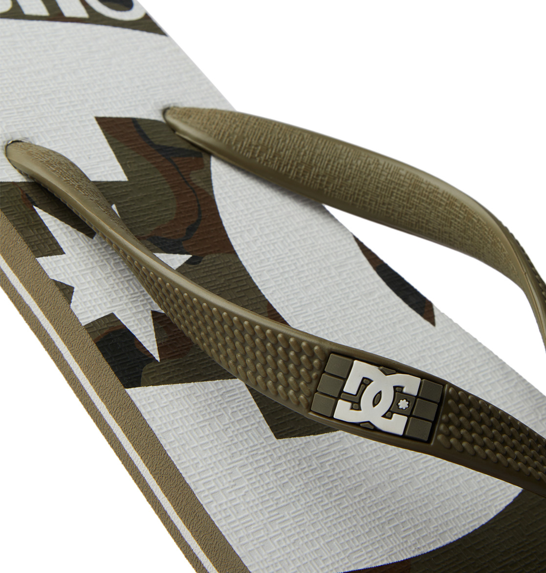 DC Spray Graffik Men Flip Flops Brown | US-7586PBT