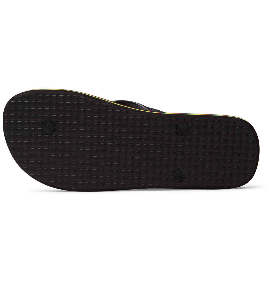 DC Spray Men Flip Flops Black | US-7128GCE