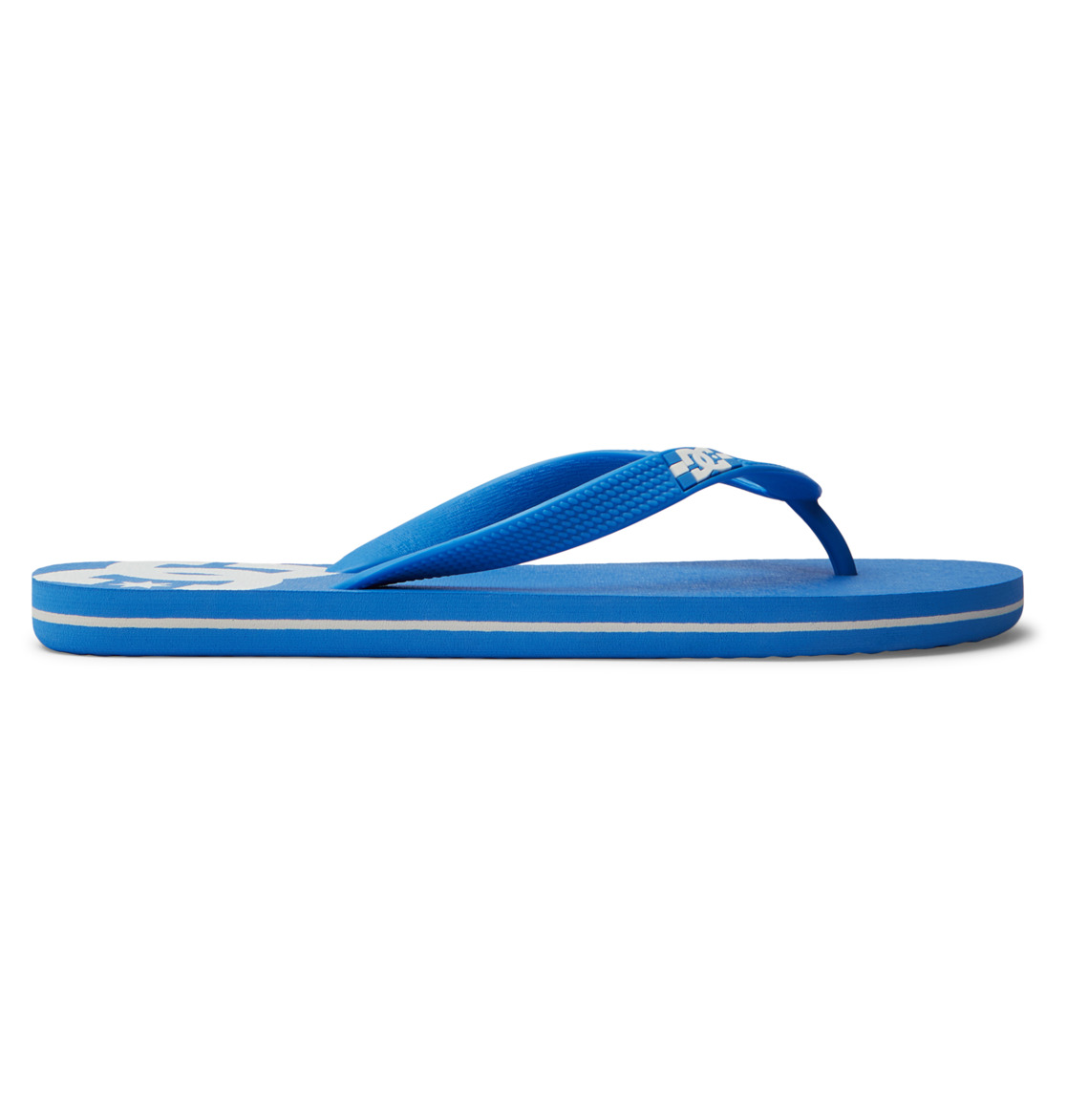 DC Spray Men Flip Flops Blue / White | US-0415IDR