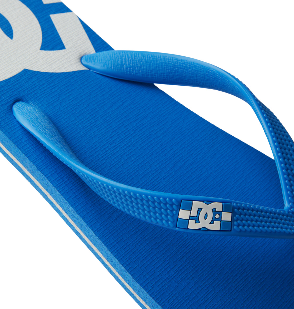 DC Spray Men Flip Flops Blue / White | US-0415IDR