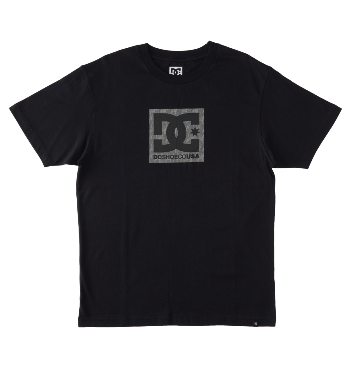 DC Square Star Fill Men T-Shirt Black | US-2084UTN