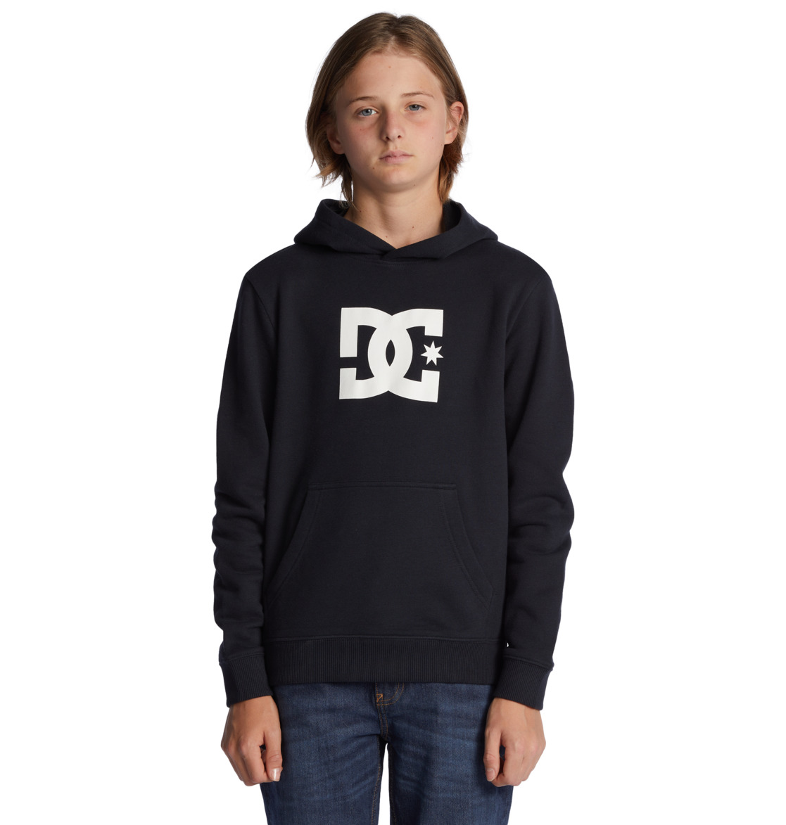 DC Star Kids' Hoodie Black | US-5247BPE