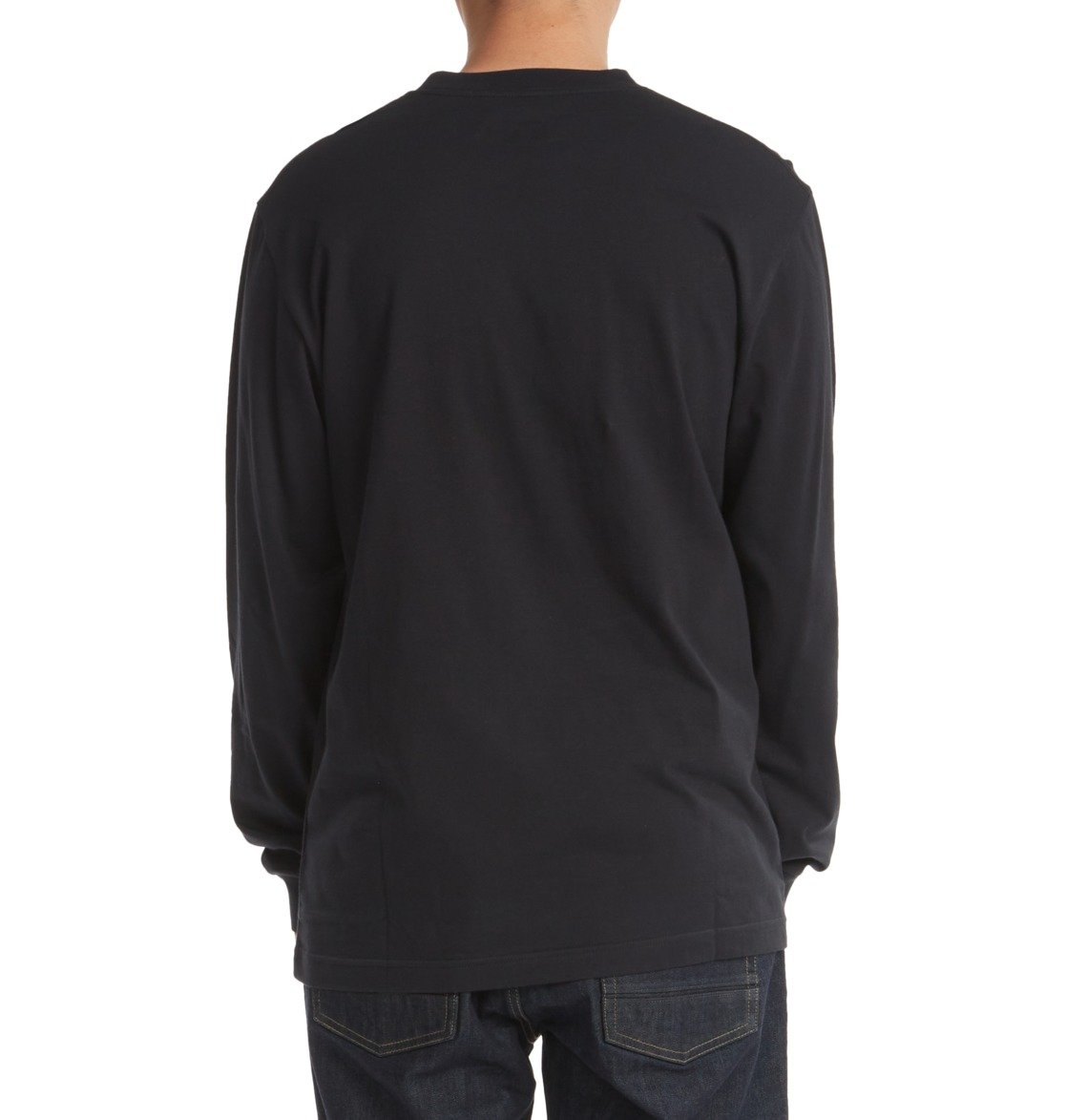 DC Star Long Sleeve Men T-Shirt Black | US-2369EWV