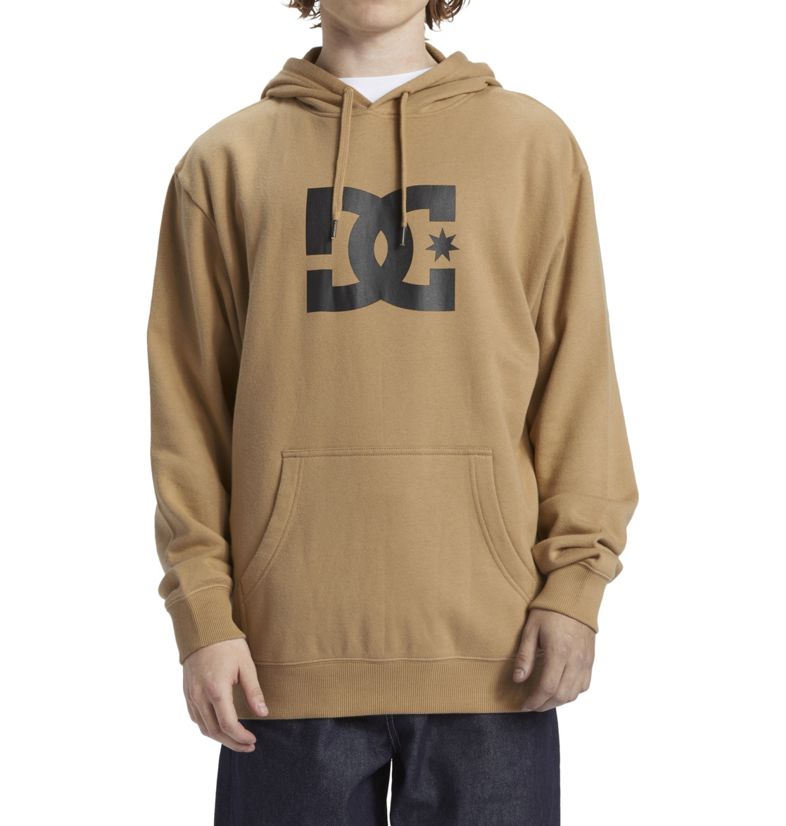 DC Star Men Hoodie Brown | US-4019DEQ