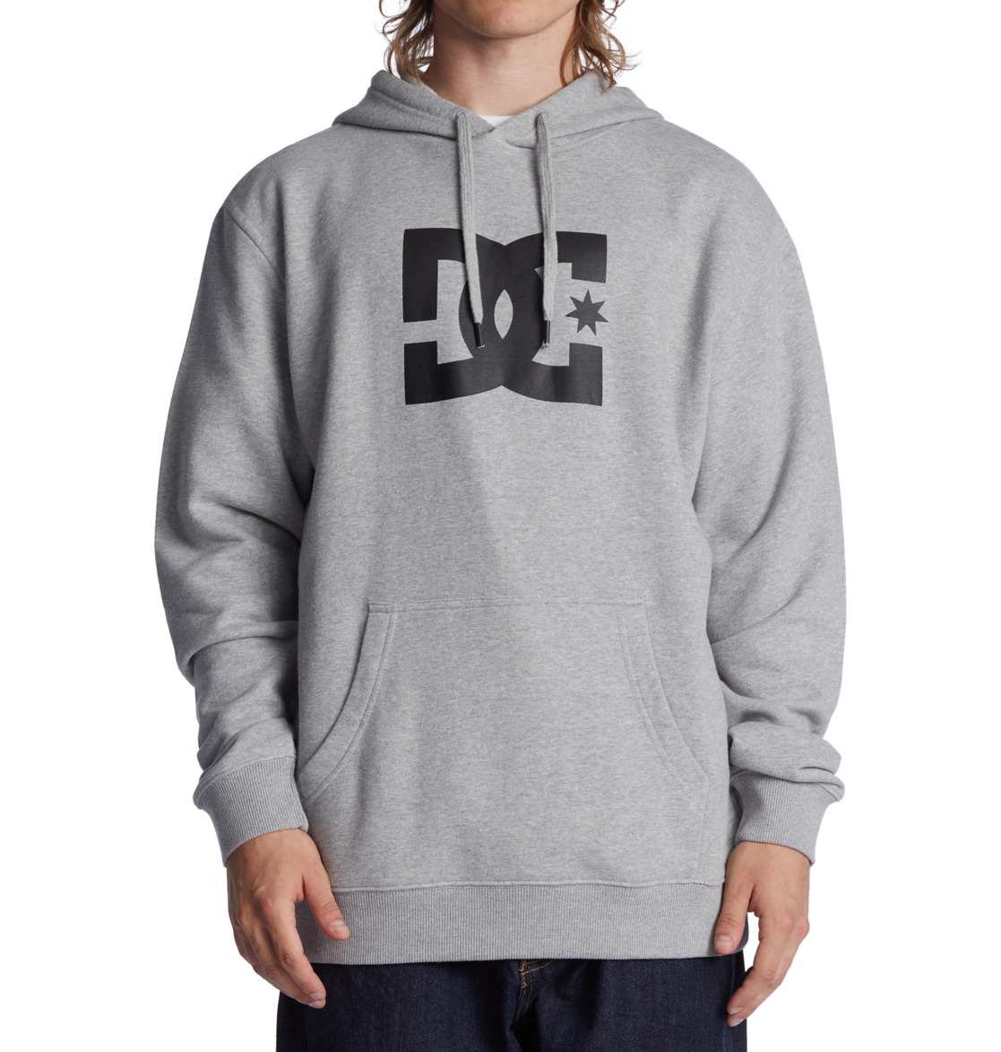 DC Star Men Hoodie Grey | US-4397XCR