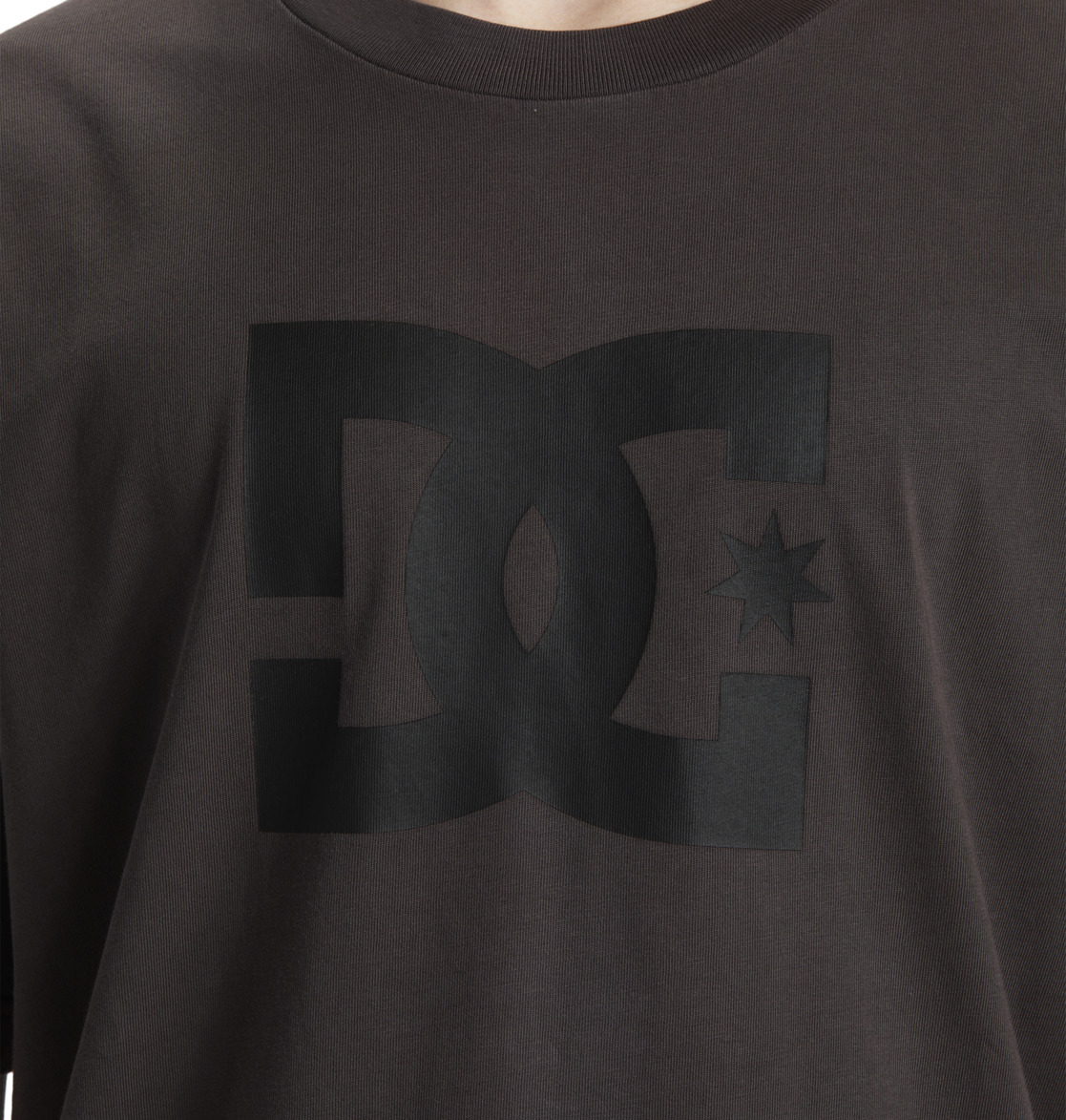 DC Star Men T-Shirt Black Wash | US-2041LCI