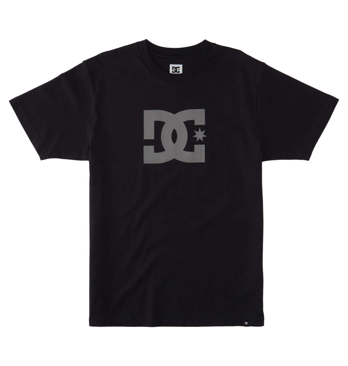 DC Star Men T-Shirt Black / Grey | US-8527ODN