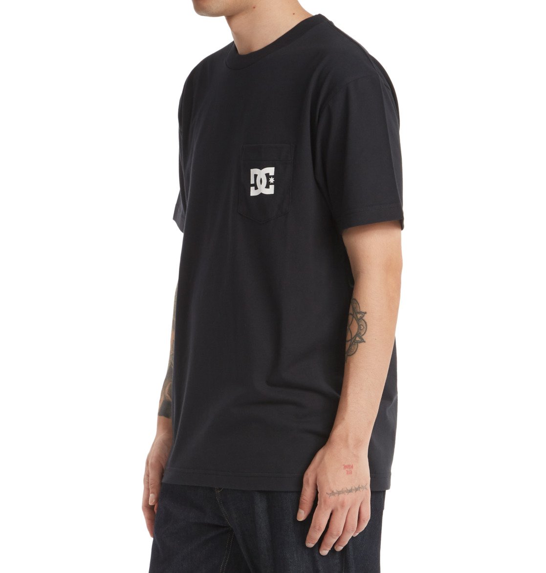 DC Star Men T-Shirt Black | US-2540SCH