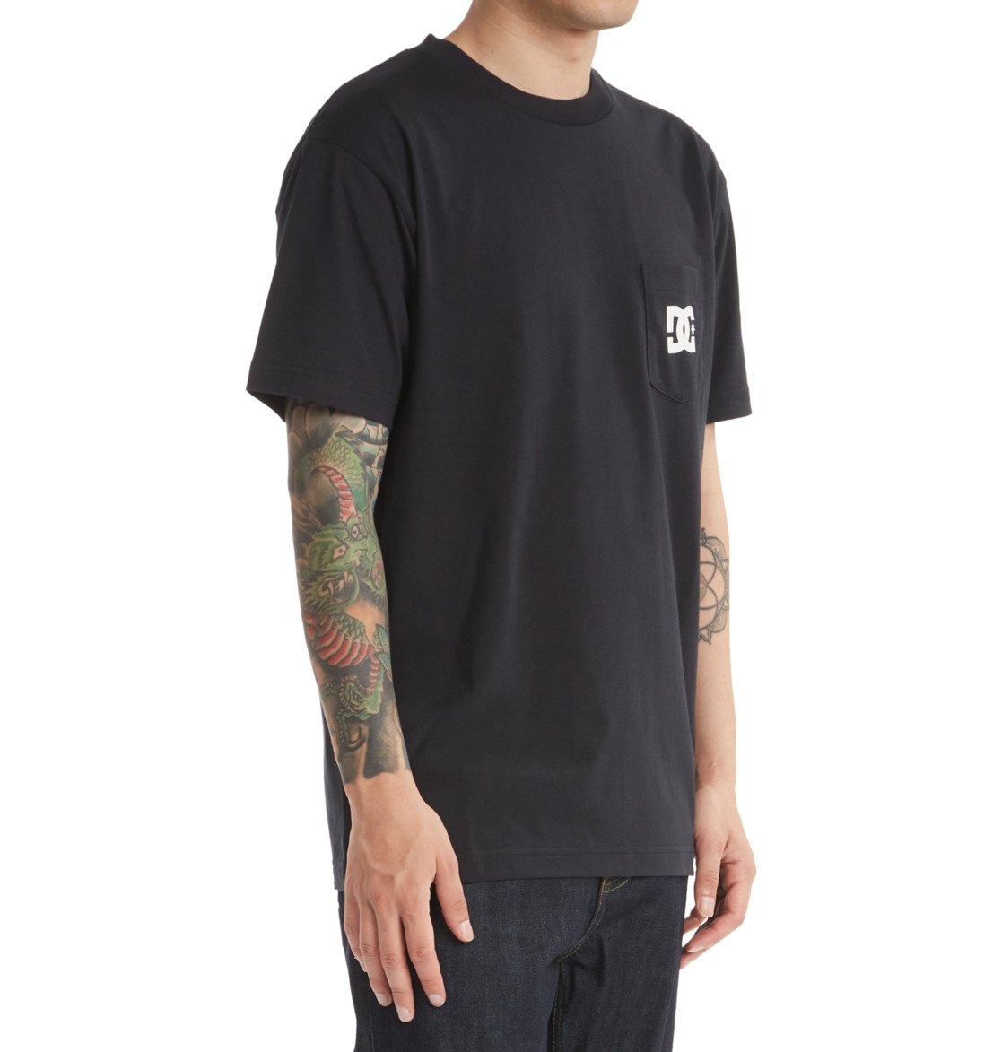 DC Star Men T-Shirt Black | US-2540SCH