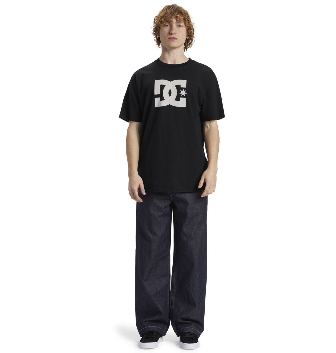 DC Star Men T-Shirt Black | US-4139PWH