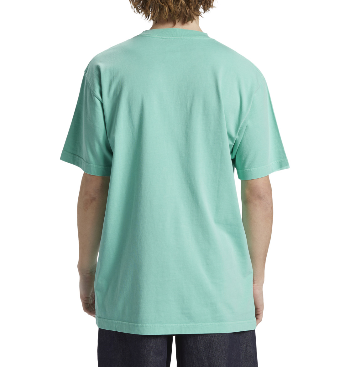 DC Star Men T-Shirt Green Wash | US-2106LUO