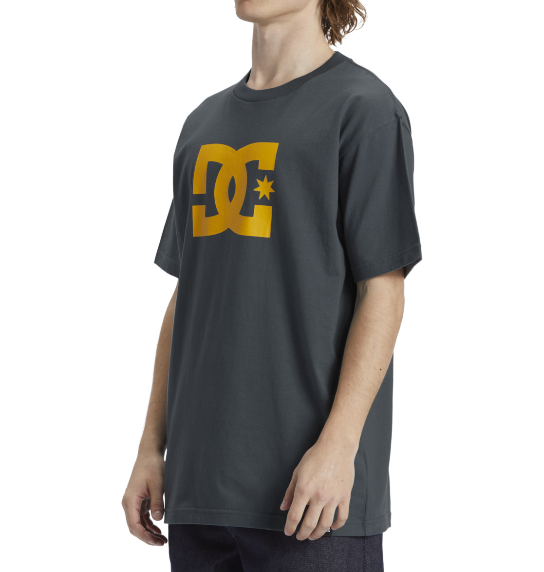 DC Star Men T-Shirt Green | US-2798SBR