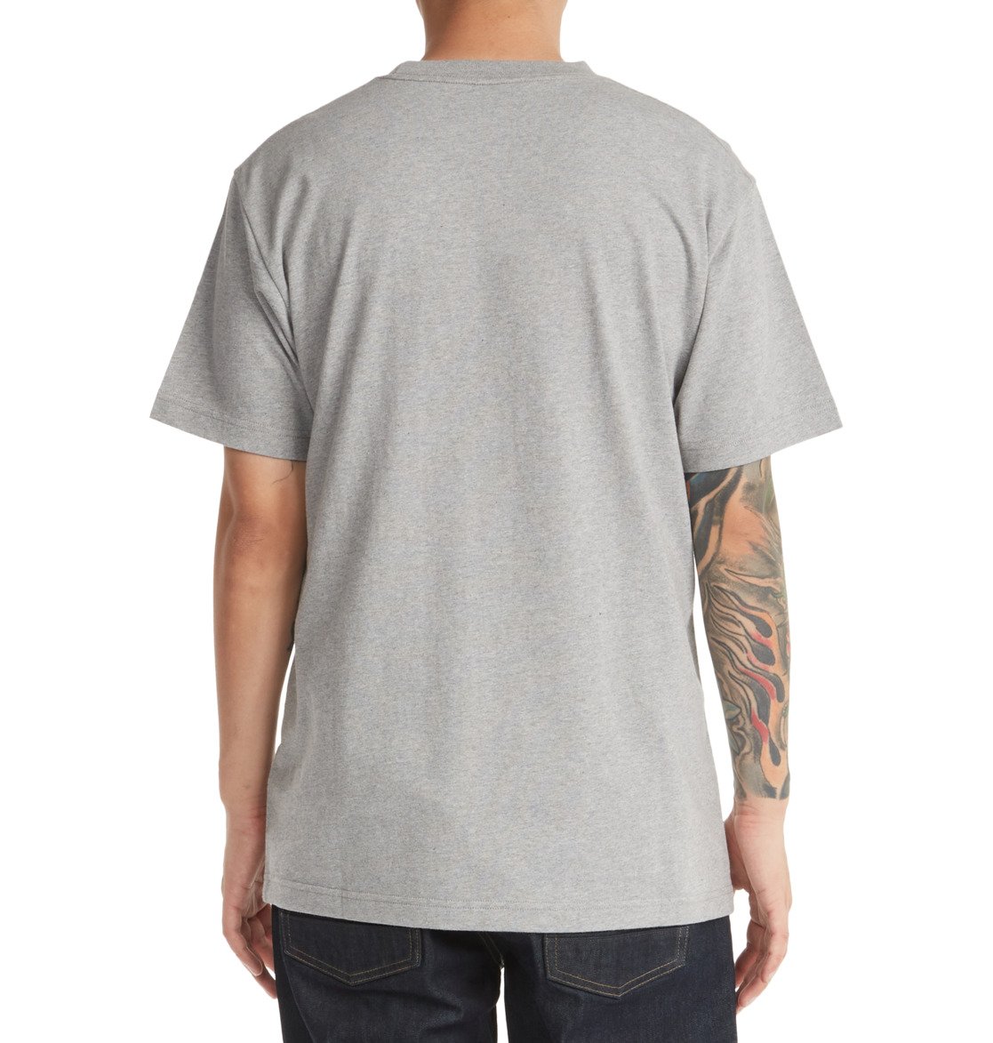 DC Star Men T-Shirt Grey | US-0342OHM