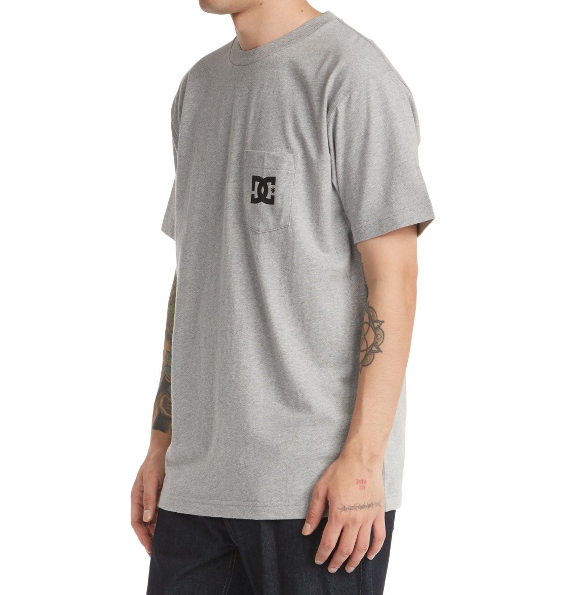 DC Star Men T-Shirt Grey | US-0342OHM