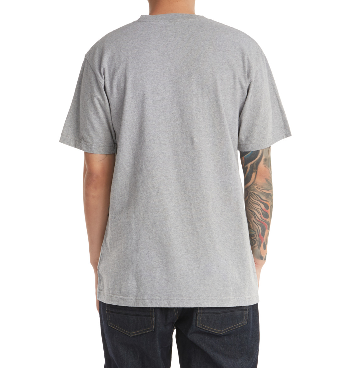 DC Star Men T-Shirt Grey | US-1586VRS