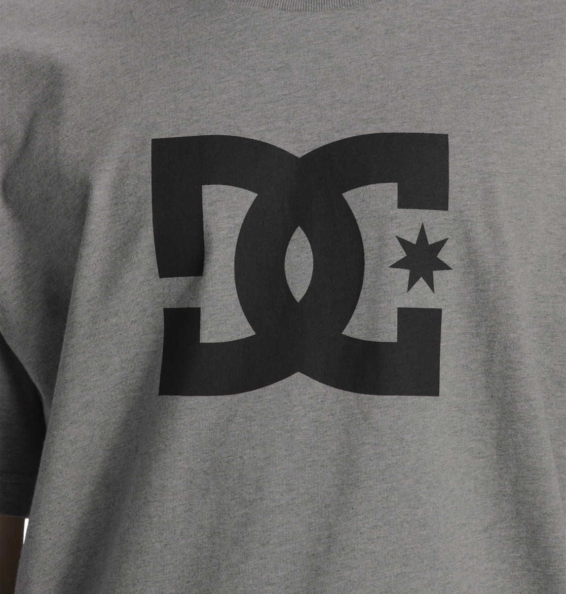 DC Star Men T-Shirt Grey | US-6820ZNT