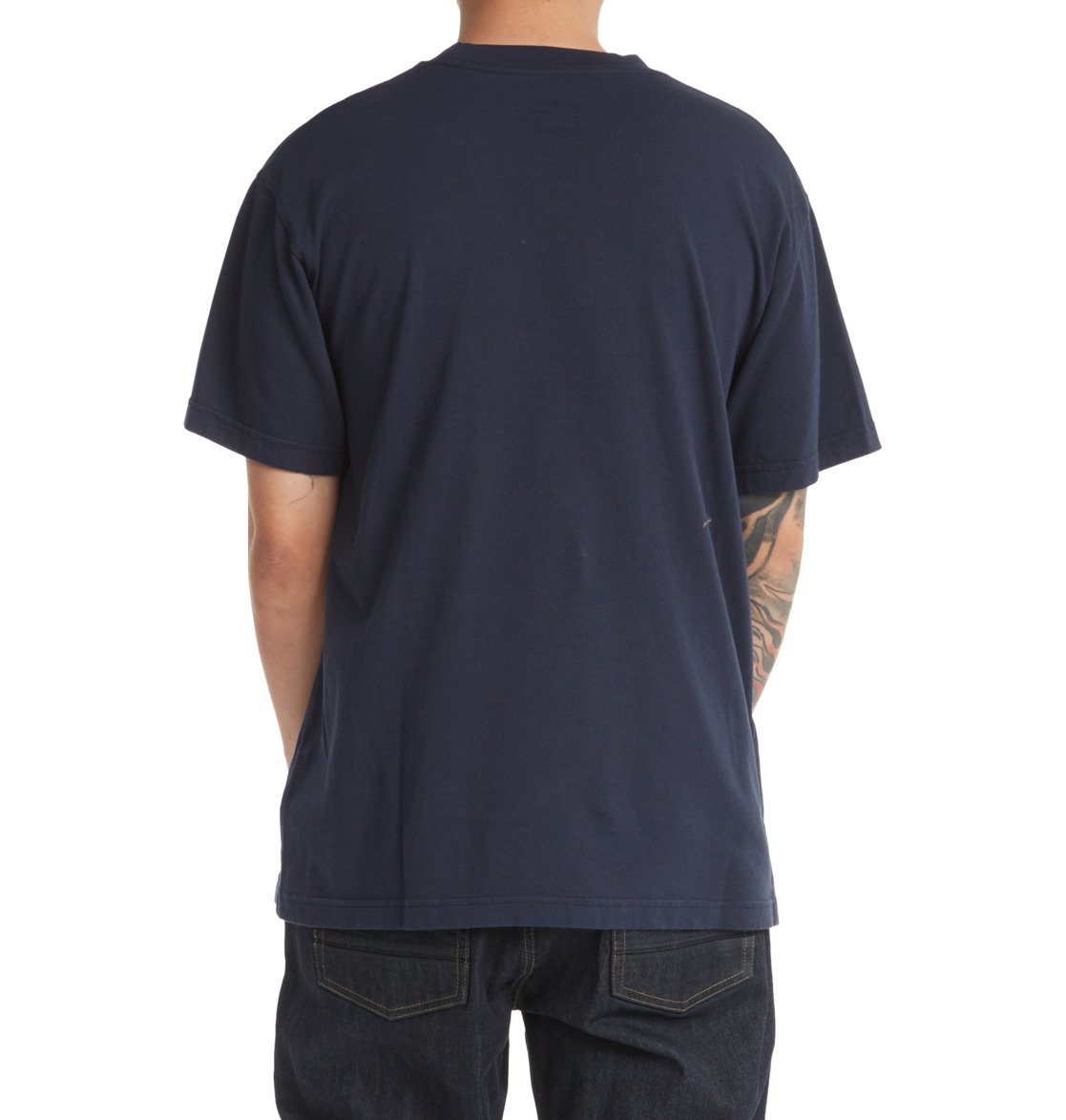 DC Star Men T-Shirt Navy | US-3261QJH