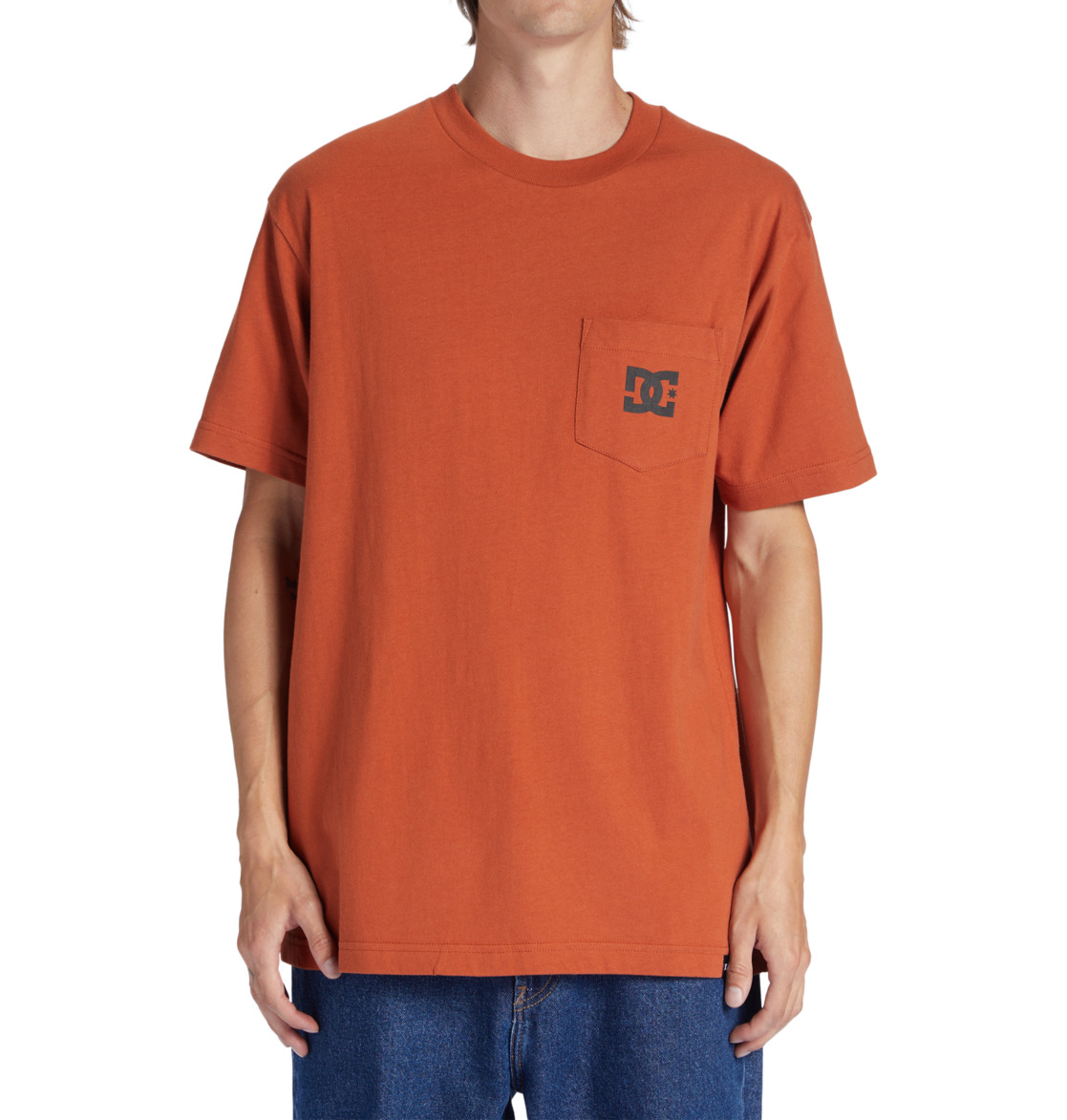 DC Star Men T-Shirt Orange | US-6850ISB