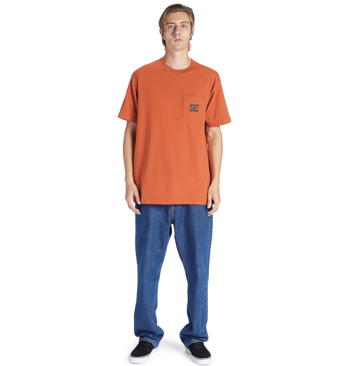 DC Star Men T-Shirt Orange | US-6850ISB