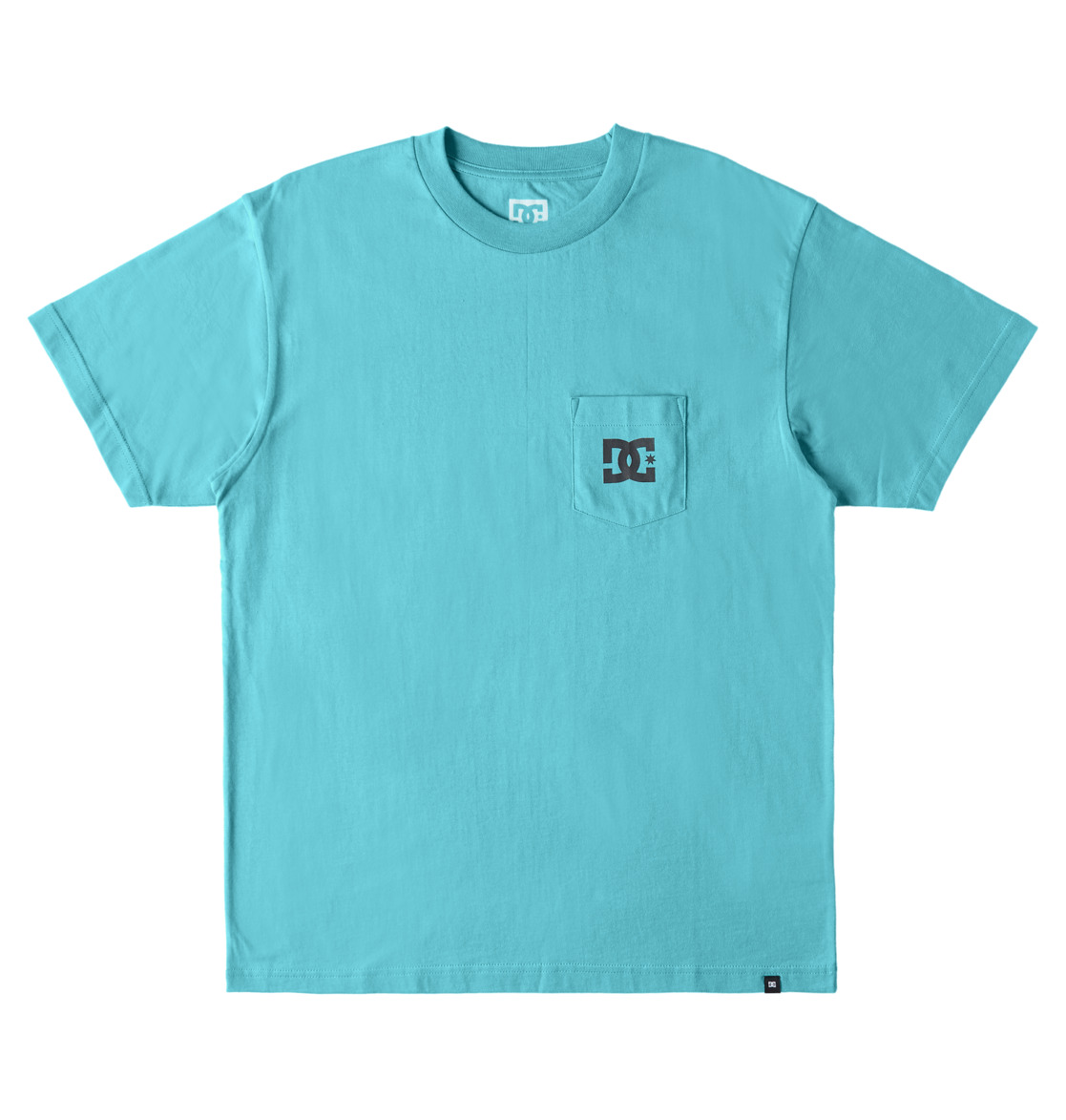 DC Star Men T-Shirt Turquoise | US-8560BFG